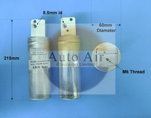 Filtre déshydratant, climatisation AUTO AIR GLOUCESTER 31-1112