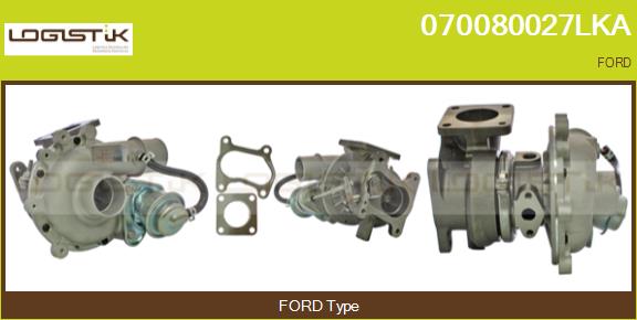 Turbocompresseur, suralimentation LGK 070080027LKA