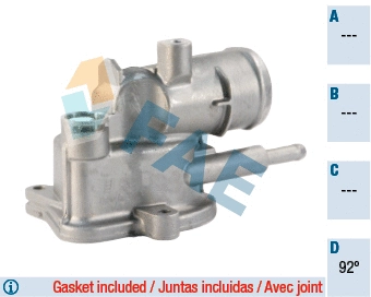 Thermostat, liquide de refroidissement FAE 5350392