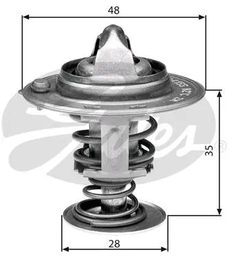 Thermostat, liquide de refroidissement GATES-SEA TH30082G1