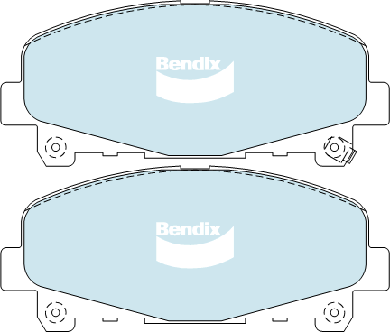 Kit de plaquettes de frein, frein à disque BENDIX-SEA DB2118 GCT