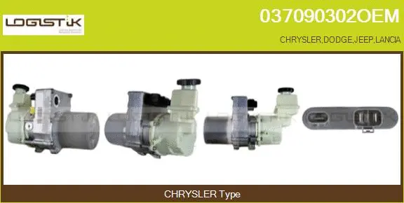 Pompe hydraulique, direction LGK 037090302OEM