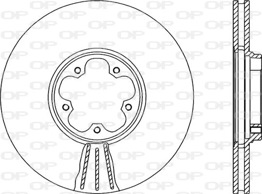 Disque de frein OPEN PARTS BDA1946.20