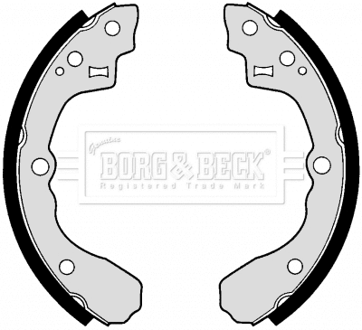 Jeu de mâchoires de frein BORG & BECK BBS6259