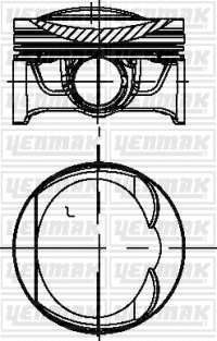 Piston YENMAK 31-04295-000