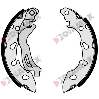 Jeu de mâchoires de frein DIAMAX N01168