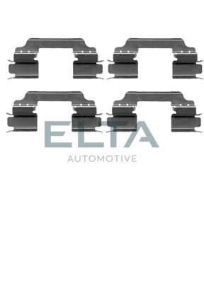 Kit d'accessoires, plaquette de frein à disque ELTA AUTOMOTIVE EA8661
