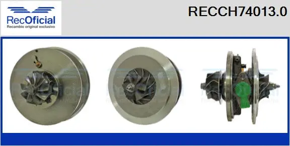 Groupe carter, turbocompresseur RECOFICIAL RECCH74013.0
