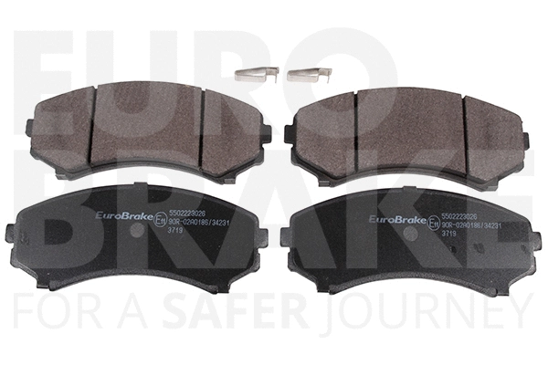 Kit de plaquettes de frein, frein à disque EUROBRAKE 5502223026