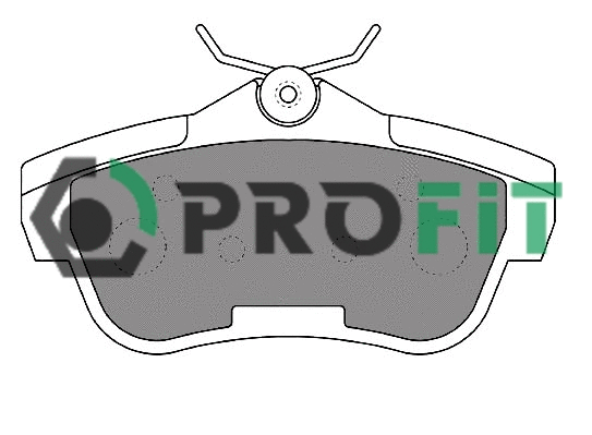 Kit de plaquettes de frein, frein à disque PROFIT 5000-1772