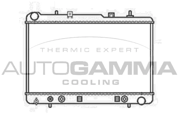 Radiateur, refroidissement du moteur AUTOGAMMA 104131