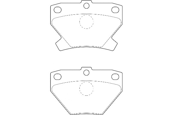 Kit de plaquettes de frein, frein à disque Omnicraft 2135662