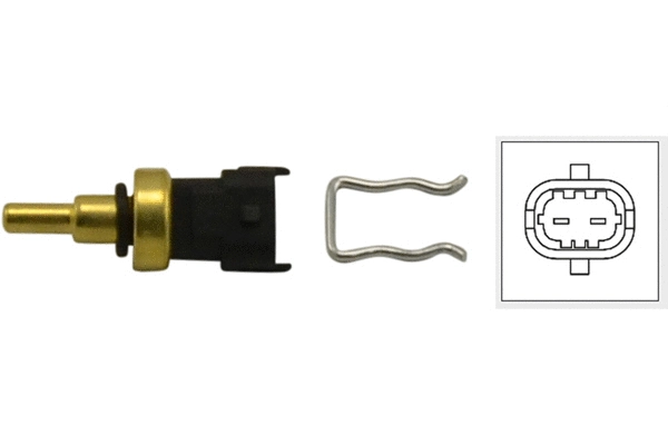 Sonde, température du liquide de refroidissement KAVO PARTS ECT-1014