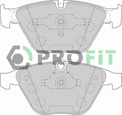 Kit de plaquettes de frein, frein à disque PROFIT 5000-1628 C