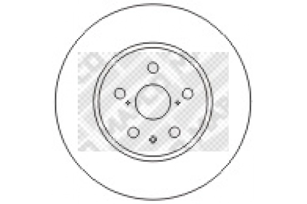 Disque de frein MAPCO 25560