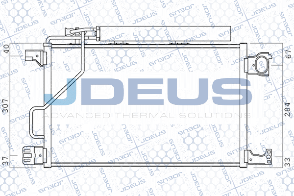 Condenseur, climatisation JDEUS 717M55