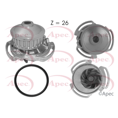 Pompe à eau, refroidissement du moteur APEC AWP1009