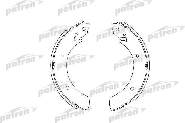 Jeu de mâchoires de frein PATRON PSP361