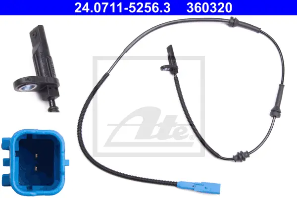 Capteur, vitesse de roue ATE-APAC 24.0711-5256.3