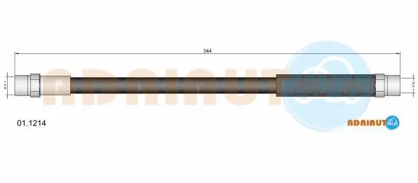 Flexible de frein ADRIAUTO 01.1214