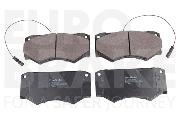Kit de plaquettes de frein, frein à disque EUROBRAKE 5502223317