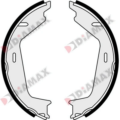 Jeu de mâchoires de frein, frein de stationnement DIAMAX N01160
