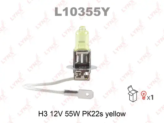 Ampoule, projecteur antibrouillard LYNXAUTO L10355Y