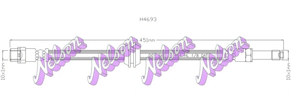 Flexible de frein KAWE H4693