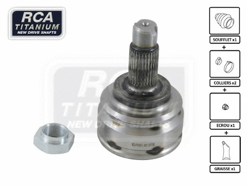 Jeu de joints, arbre de transmission RCA FRANCE AB01