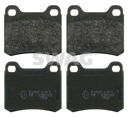 Kit de plaquettes de frein, frein à disque SWAG 10 91 6154