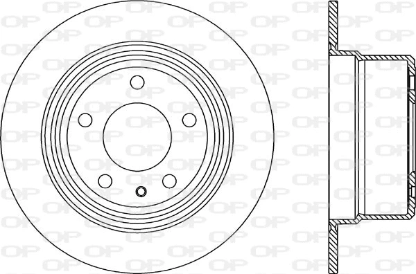 Disque de frein OPEN PARTS BDR1927.10