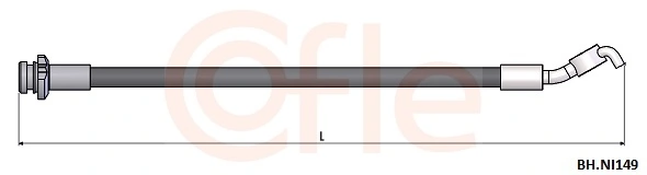 Flexible de frein COFLE 92.BH.NI149