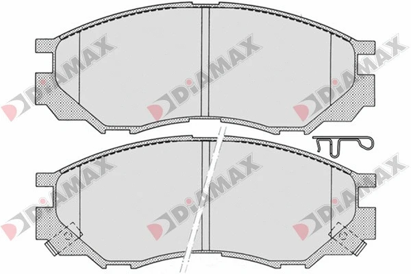 Kit de plaquettes de frein, frein à disque DIAMAX N09151
