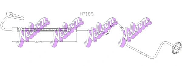 Flexible de frein KAWE H7188