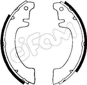 Jeu de mâchoires de frein CIFAM 153-622