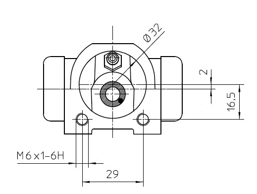 Cylindre de roue National NWC5009