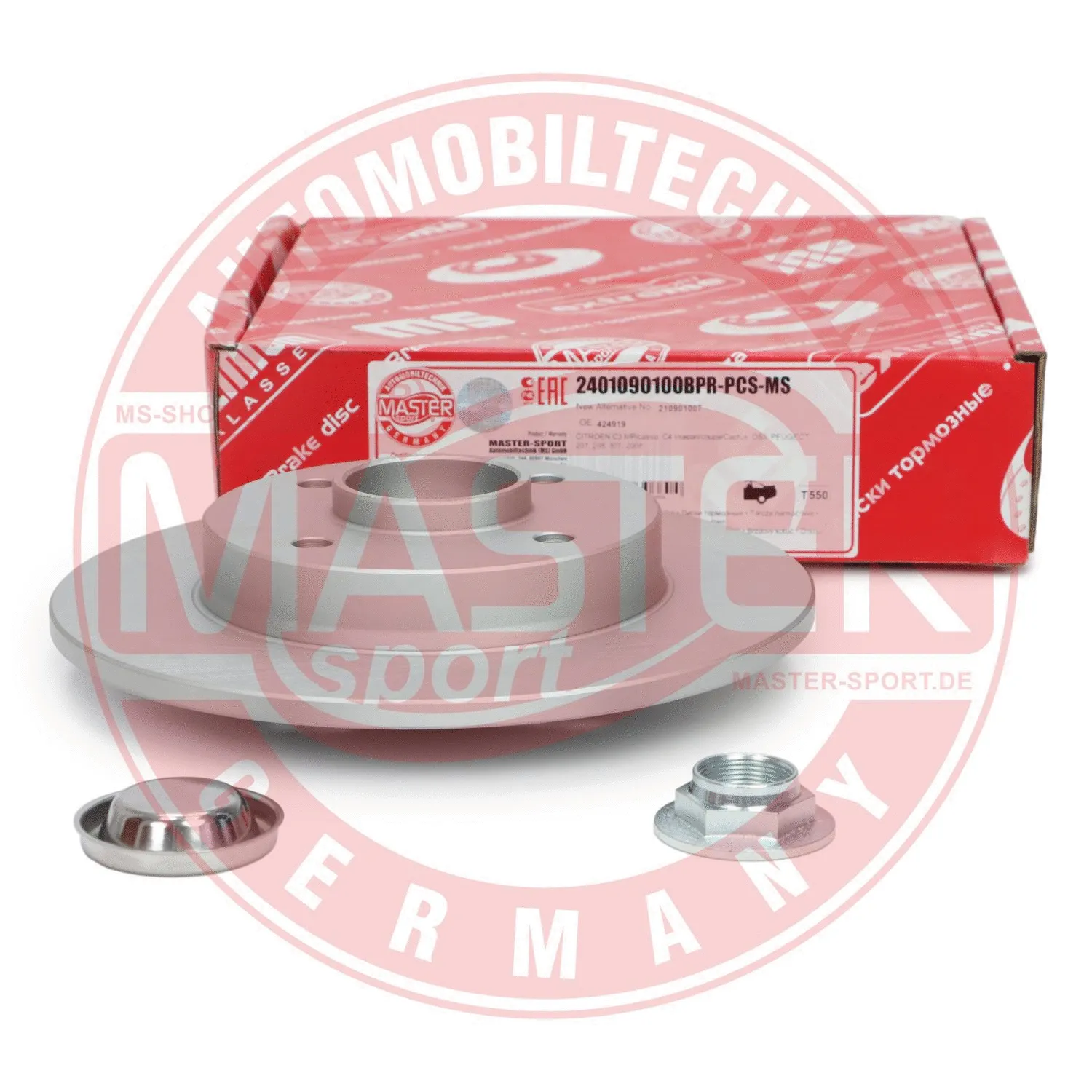 Disque de frein MASTER-SPORT GERMANY 2401090100BPR-PCS-MS