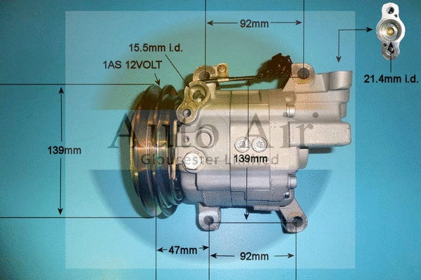 Compresseur, climatisation AUTO AIR GLOUCESTER 14-1043P