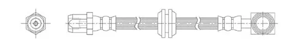 Flexible de frein Technika 43484