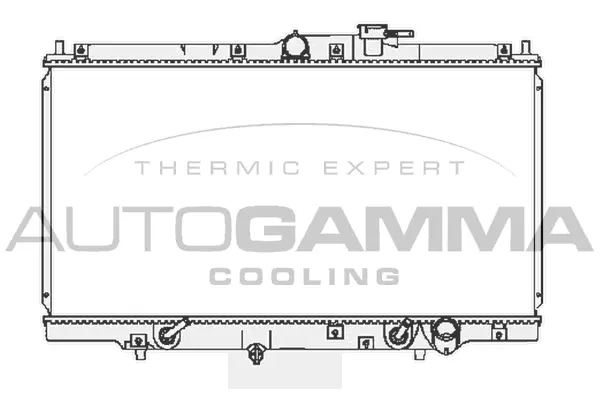 Radiateur, refroidissement du moteur AUTOGAMMA 103796