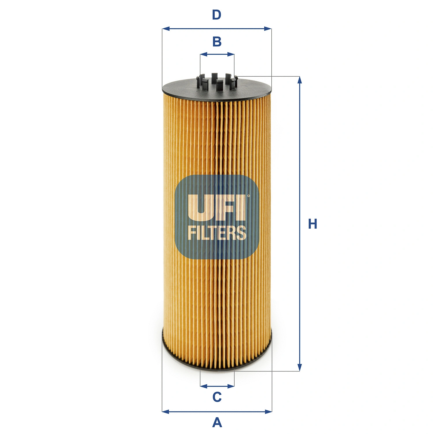 Filtre à huile UFI 25.006.00