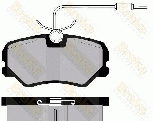 Kit de plaquettes de frein, frein à disque Brake ENGINEERING PA493