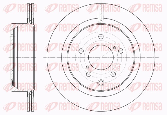 Disque de frein REMSA 61930.10