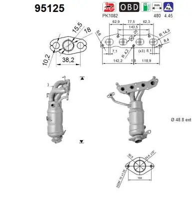 Catalyseur AS 95125