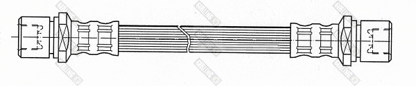 Flexible de frein GIRLING 9001404