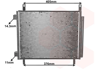 Condenseur, climatisation VAN WEZEL 40015704