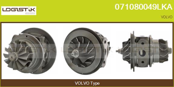 Groupe carter, turbocompresseur LGK 071080049LKA
