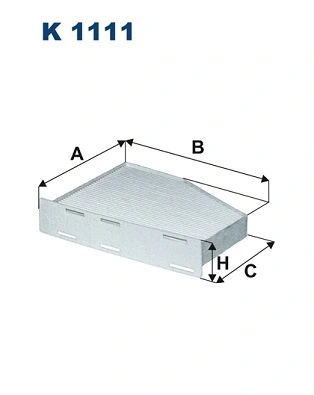 Filtre, air de l'habitacle FILTRON K 1111