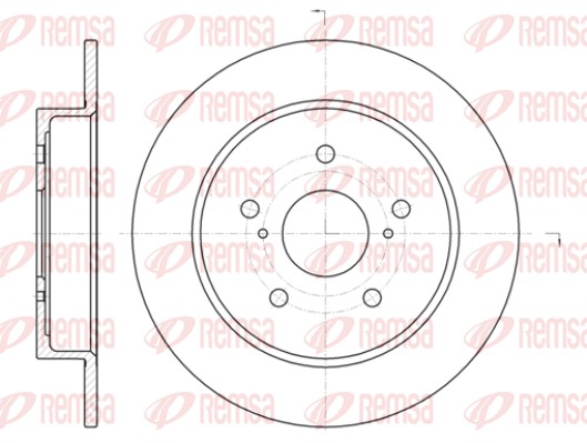 Disque de frein REMSA 61425.00