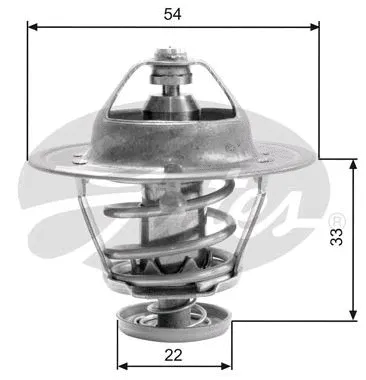 Thermostat, liquide de refroidissement GATES-SEA TH22682G1